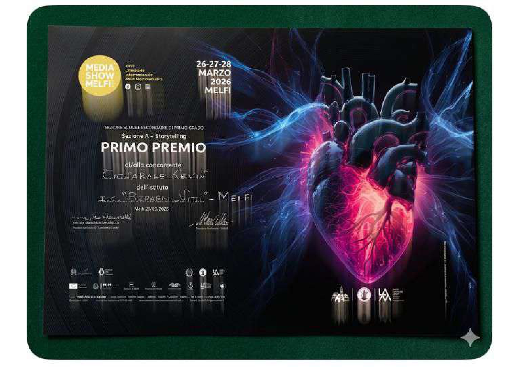 MEDIASHOW 2026: IC BERARDI NITTI SI CLASSIFICA AL PRIMO POSTO